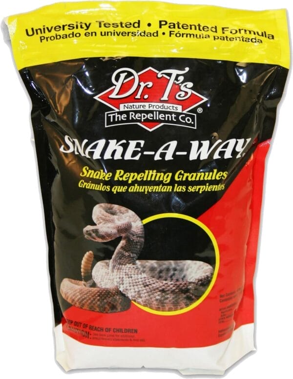 Repelente de serpientes granulado Dr. T’s Snake-A-Way